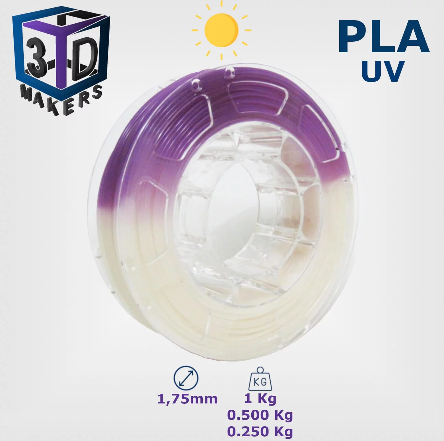 Résine UV Lavable à l'eau 500ml Grise 405nm - GT 3D Makers