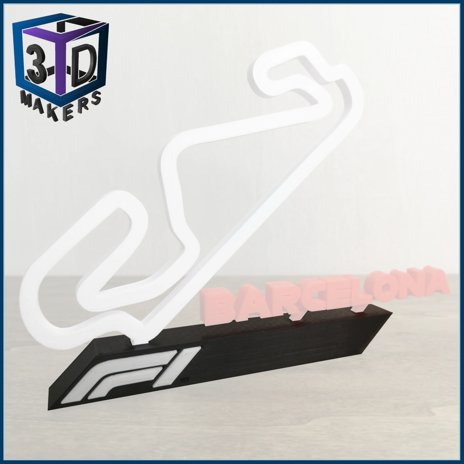 Porte clé circuits F1 Formule 1 - GT 3D Makers