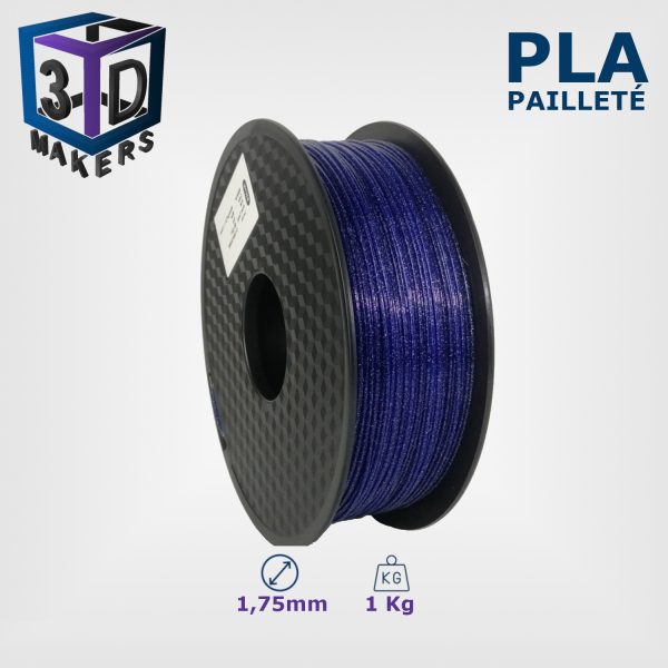 PLA Pailleté Bleu Nuit GT3DMakers