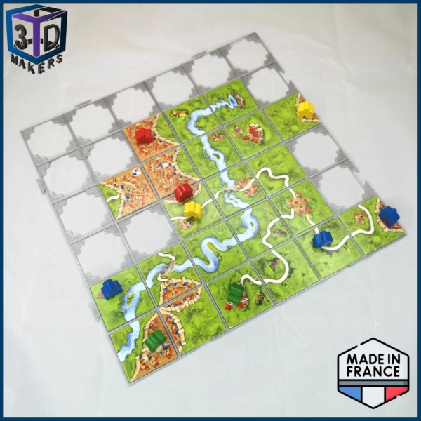 Grille placement tuiles Carcassonne en jeu 4